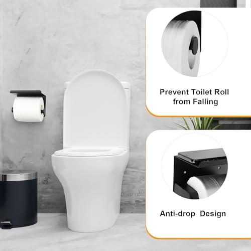 6-Piece Adhesive Shower Caddy Durable Stylish