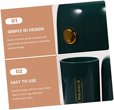 EXAOMBLE PORTABLE TOOTHBRUSH CUP