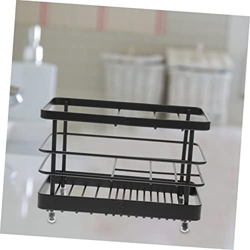 LIFKICH - Durable Iron Toothbrush Holder Rack for Bathroom Storage