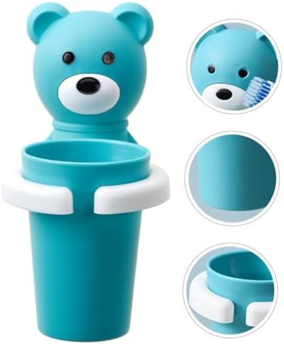 NOLITOY Meowth Tooth Brush Mouth Wash Organizer for Kids