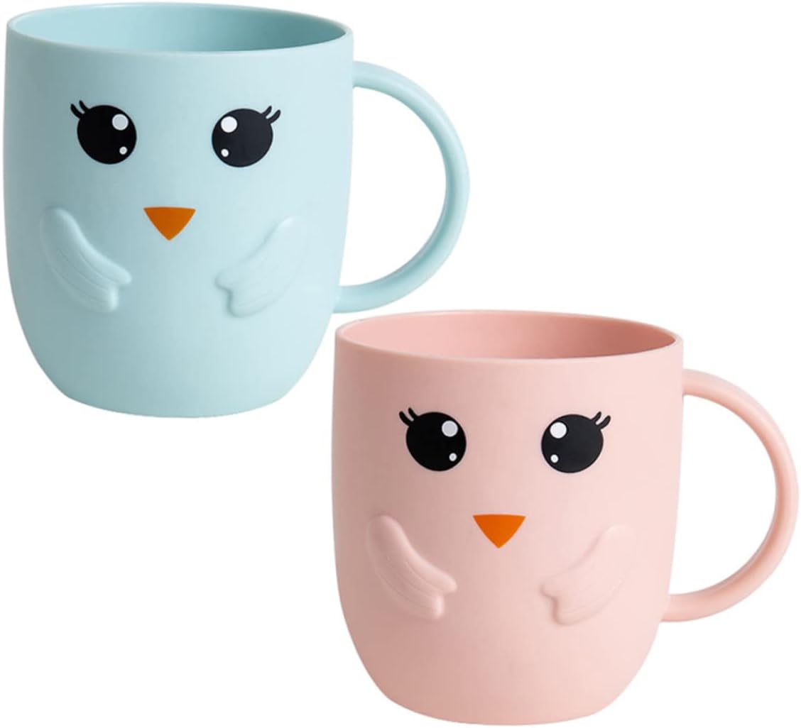 Giveaway Winning Frosted Toothbrush Cups Set for Boys and Girls