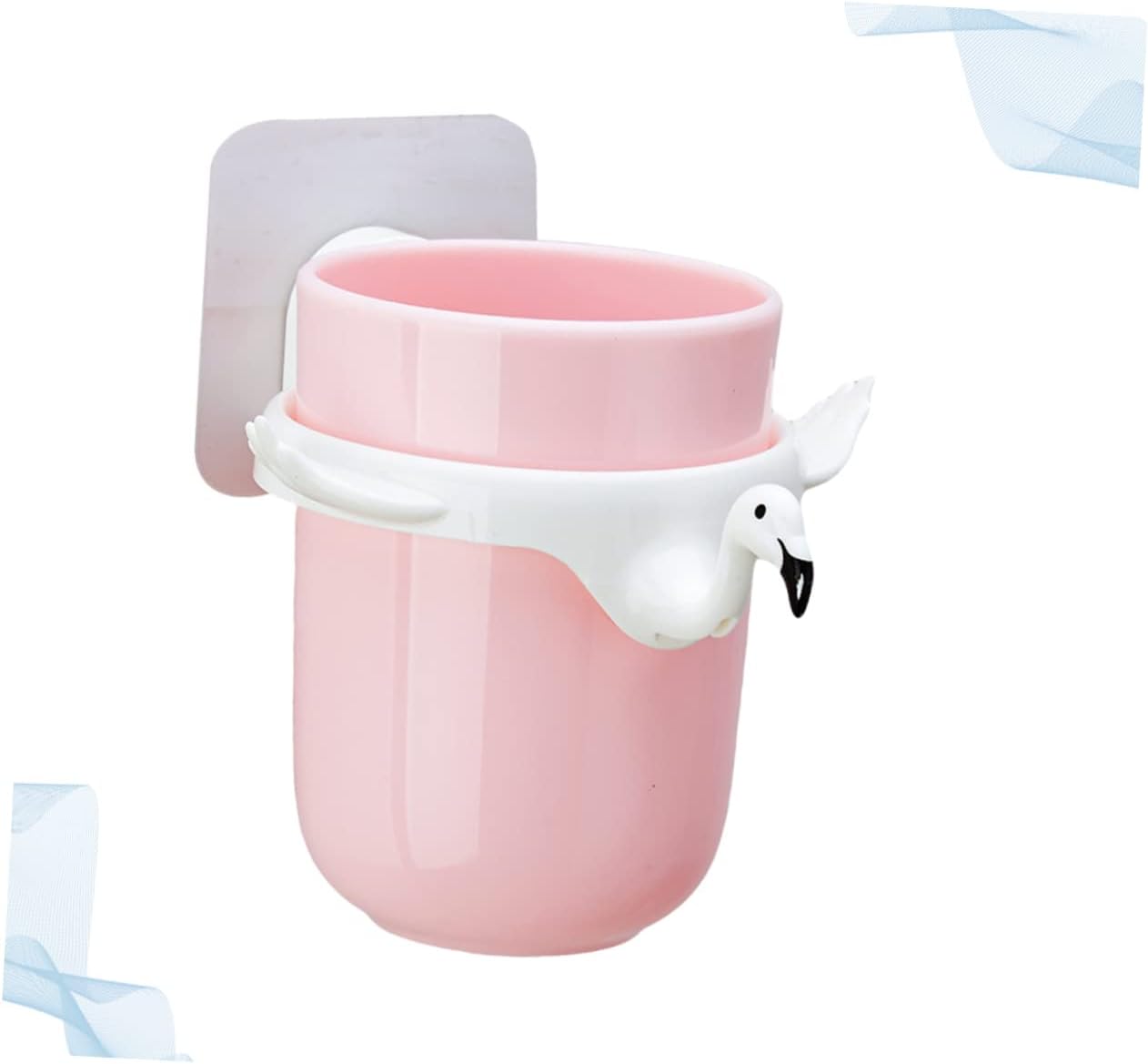 HOOtn Flamingo Tooth Mug Gargle Brush Use-Everyday Organizer in a Cute Design