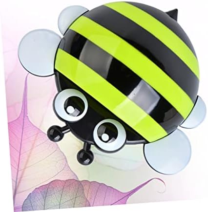 Plastic Bee Wall-Mounted Toothbrush Holder