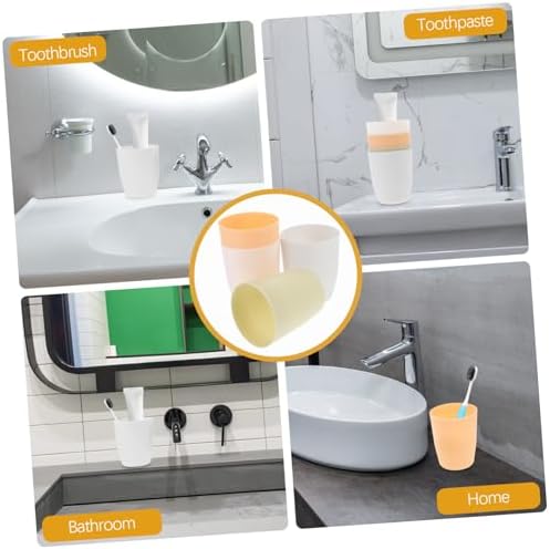 Alipis Toothbrush Cup Set