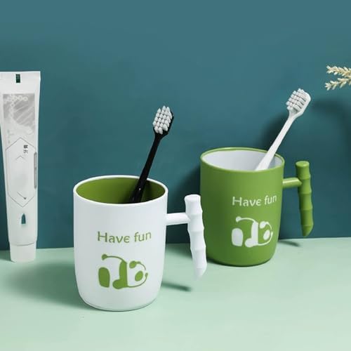 Panda Toothbrush Cup Creative 14oz Organizer Perfect for Home Bathroom