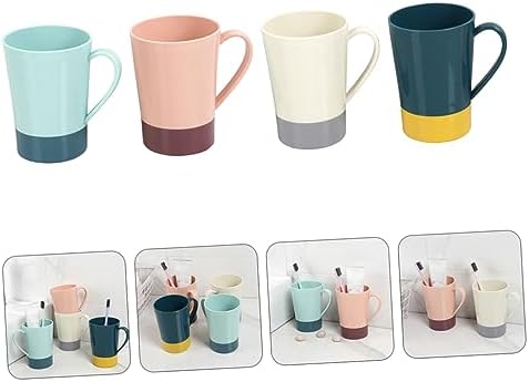 Anneome 4-Piece Bathroom Tumbler Cup Set