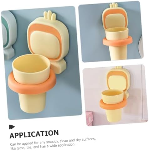 H O M E T Easy Plastic Toothbrush Cup