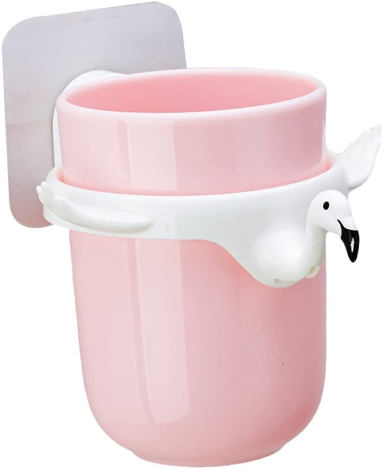HOOtn Flamingo Tooth Mug Gargle Brush Use-Everyday Organizer in a Cute Design