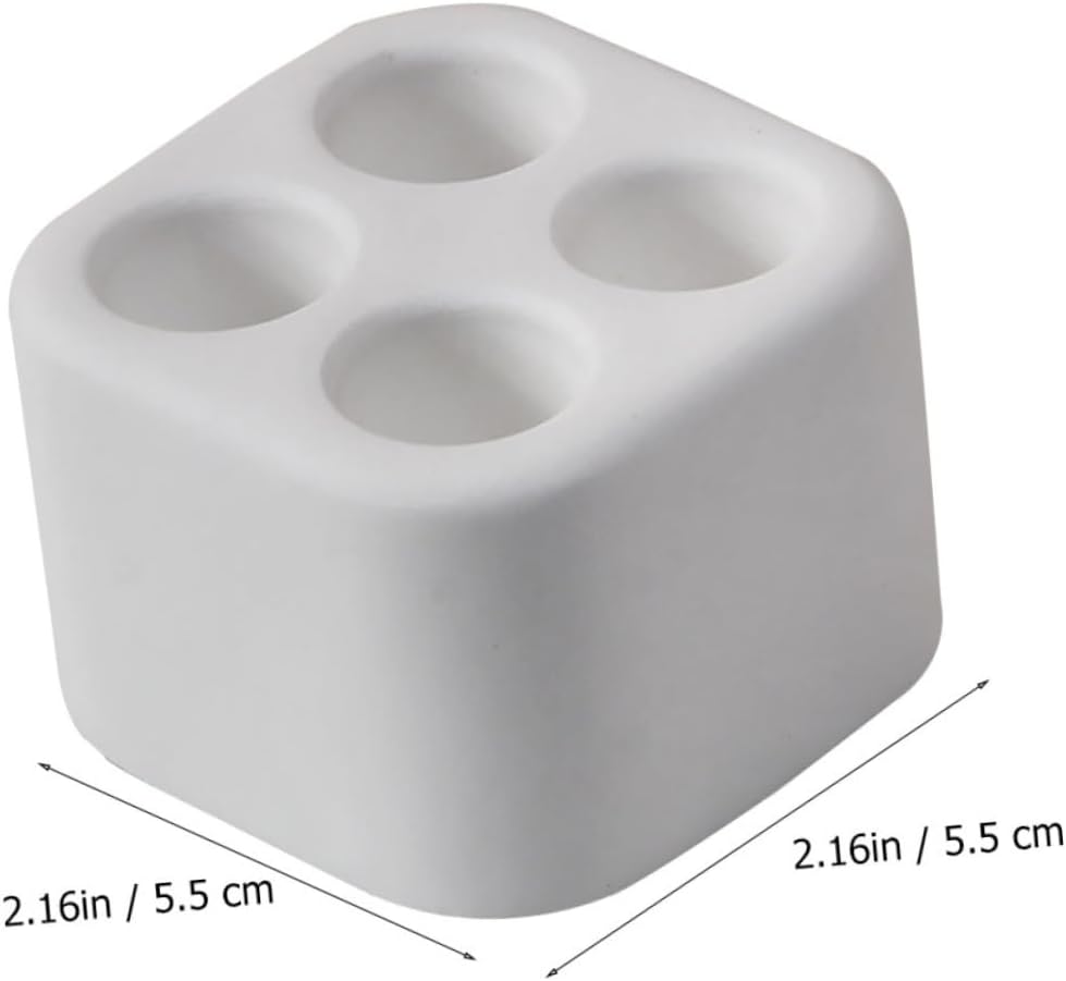 Durable White Mini Diatomite Toothbrush Stand