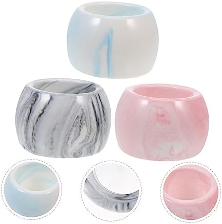 ABOOFAN 3Pcs Marble Electric Toothbrush Holder Stylish Bathroom Organizer