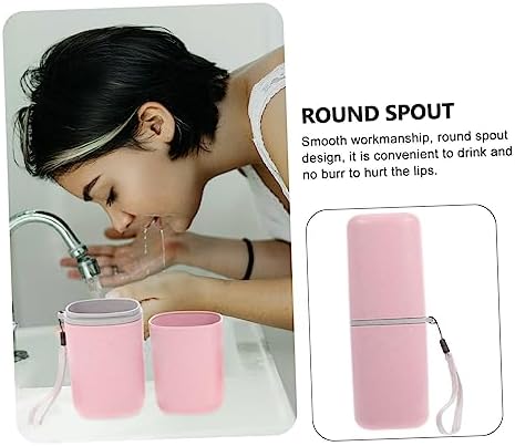 GALPADA Space-Saving Travel Toothbrush Holder with Detachable Washing Cup