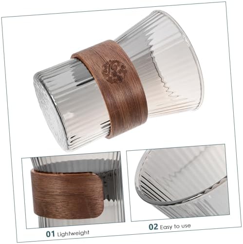 Multipurpose Reusable Glass Toothbrush Cup