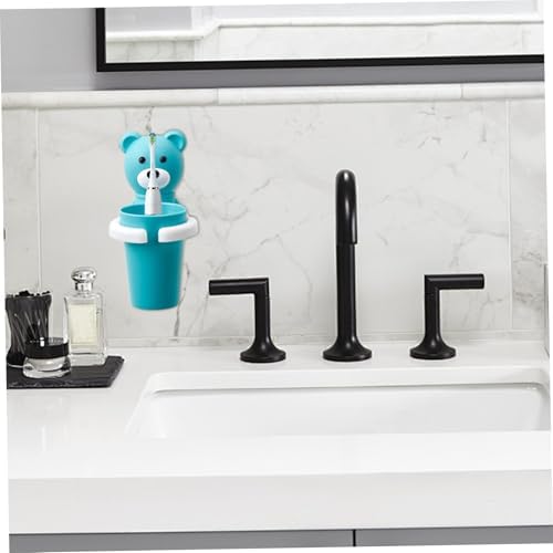 ESiiFuu Cute Bear Toothbrush Holder Set