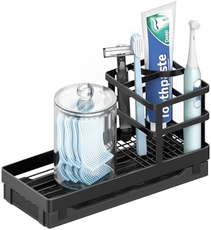 Stylish Toothbrush Swab Holder Set for Bathroom