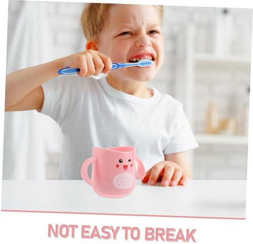 HAPINARY Cartoon Toothbrush Cup for Boys Girls - Easy to Clean Child-Friendly