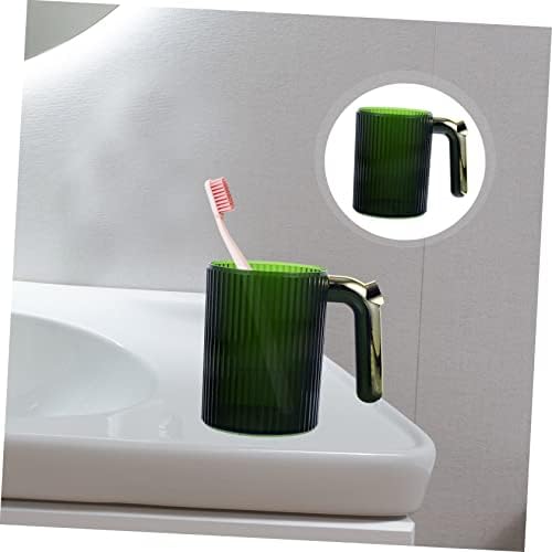 PRETTYZOOM Travel-Sized Gold-Plated Toothbrush Holder
