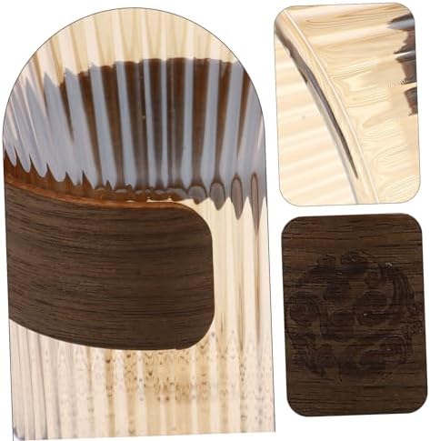 HAKIDZELStylish Glass Toothbrush Mug for Bathroom