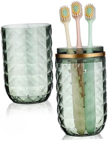 Dual-Function Toothbrush Mouthwash Holder