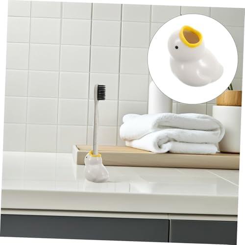 SAFIGLE Cute Cartoon Ceramic Toothbrush Holder