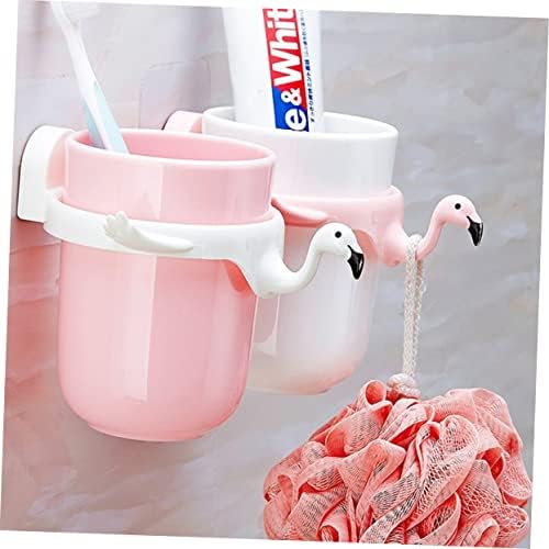 HOOtn Flamingo Tooth Mug Gargle Brush Use-Everyday Organizer in a Cute Design