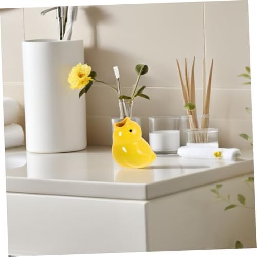 Adorable Travel-Friendly Ceramic Toothbrush Holder