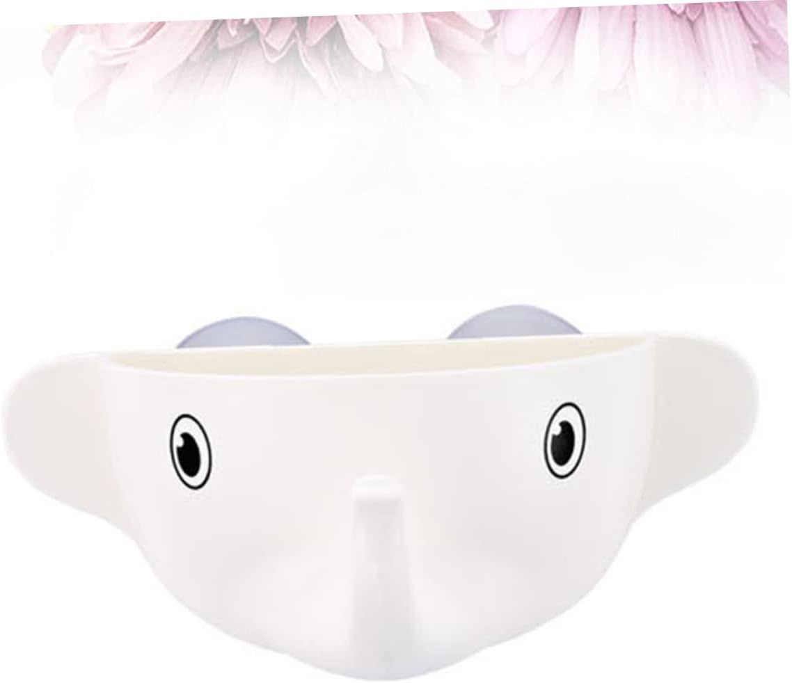 Elephant-Shaped Suction Cup Toothbrush Organizer