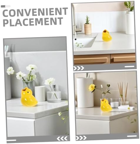 Adorable Travel-Friendly Ceramic Toothbrush Holder