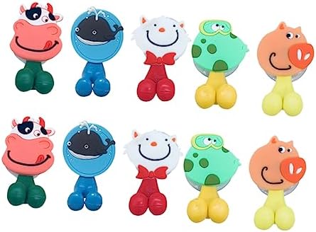 10pc Cartoon Wall Toothbrush Holder for Kids