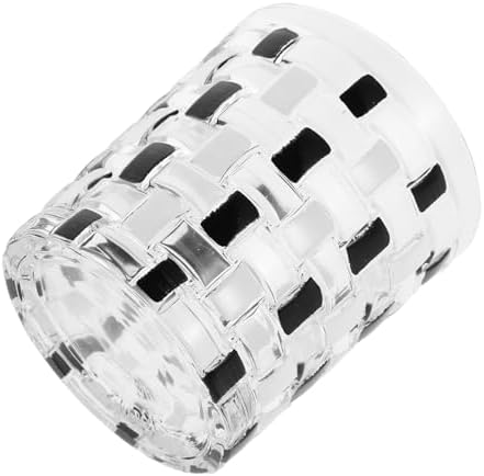 LIFKICHStylish Black White Checkered Toothbrush Holder for Efficient Oral Care