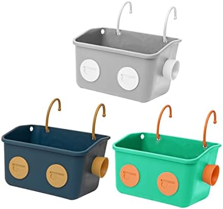 No Punching Shotarday Caddy Silver Basket for Bathroom Storage