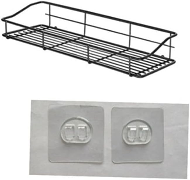 Stylish and Durable Wall-Mounted Shower Caddy No-Screw Organizer