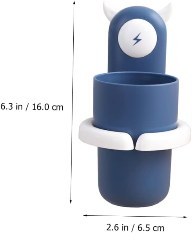 Wall-Mounted Toothbrush Cup Holder for Sanitaire Pp Material Easy to Install