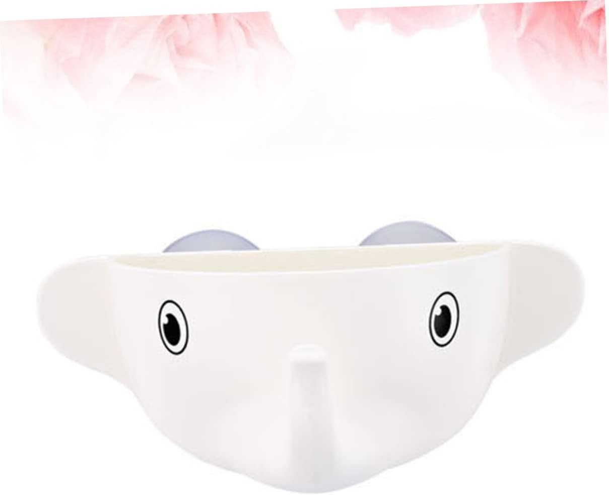 Elephant-Shaped Suction Cup Toothbrush Organizer