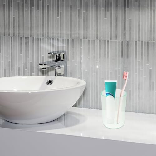 Comfort Design LIFKICH Transparent Toothbrush Cup Gargle Mug for Adults