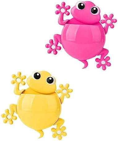 BEBEMOKO Animal Toothbrush Holder Suction Cup Design for Kids in the Bathroom