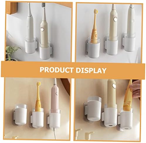 3Pack Wall-Mounted Electric Toothbrush Holder