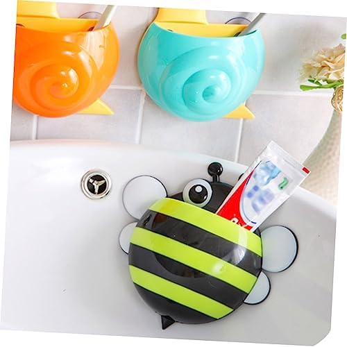 PrettyZOOM Wall Mount Suction Cup Toothbrush Organizer