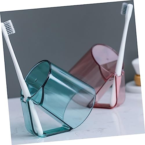 3-Piece Set of Sky Blue Toothbrush Holder