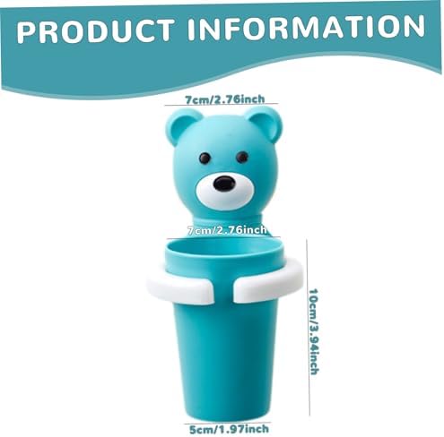 ESiiFuu Cute Bear Toothbrush Holder Set