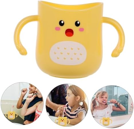 Ergonomic Cartoon Toothbrush Cup tumbler for Boys Durable Easy to Clean
