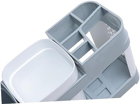 5 Slot Bathroom Organizer - Easy Toothpaste Toothbrush Storage