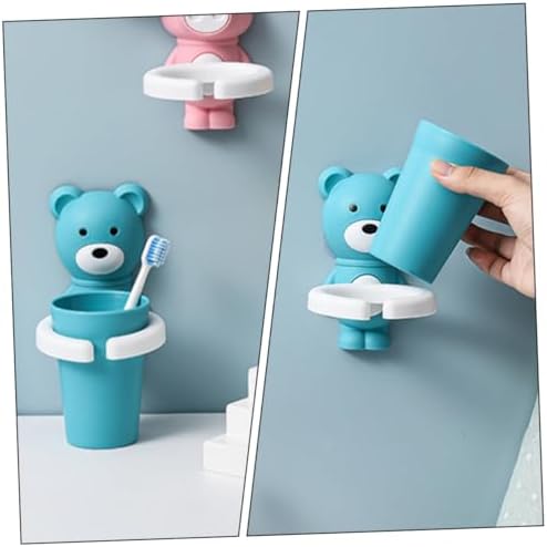 Love Your with Beavorty - Wall-Mounted Cartoon Toothbrush Organizer for Kids