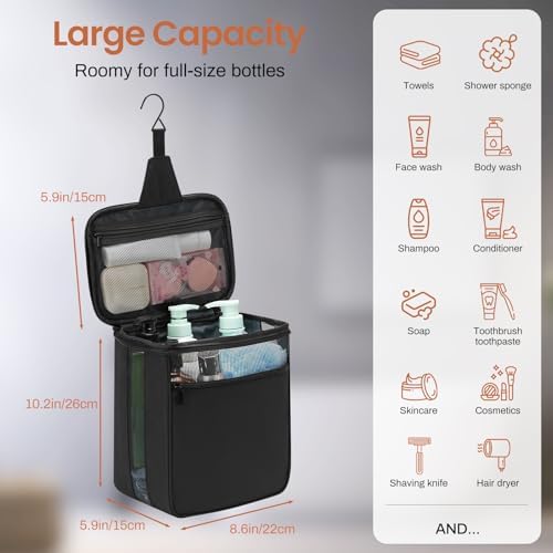 Heavy-Duty Mesh Portable Showers Organizer 86x102x59 Multi-Purpose
