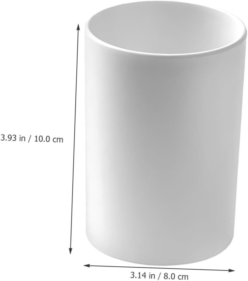 Happyyami 2Pcs Bathroom Tumbler Cups Reusable Unbreakable Multi Purpose Toothbrush and Drinking Cup