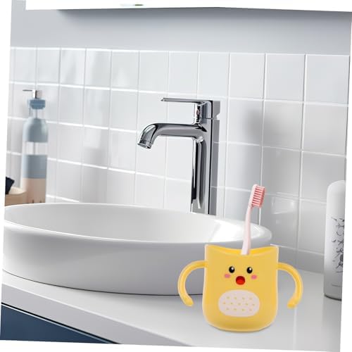 Ergonomic Cartoon Toothbrush Cup tumbler for Boys Durable Easy to Clean