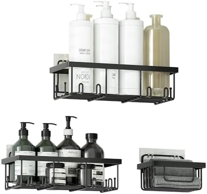 Veluckin 6-Piece Task Caddy Set for Bathroom and Kitchen Storage