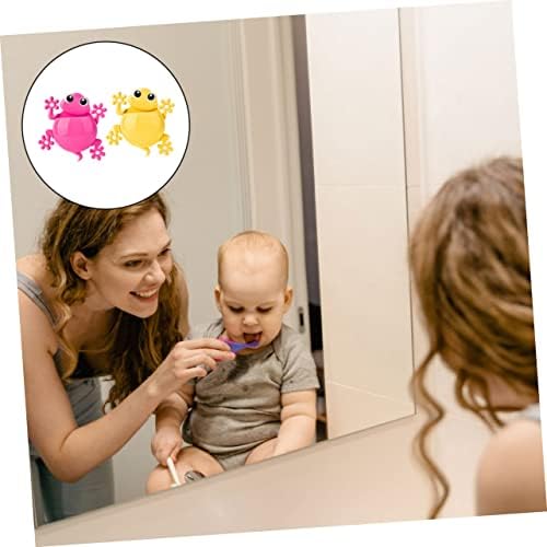 BEBEMOKO Animal Toothbrush Holder Suction Cup Design for Kids in the Bathroom