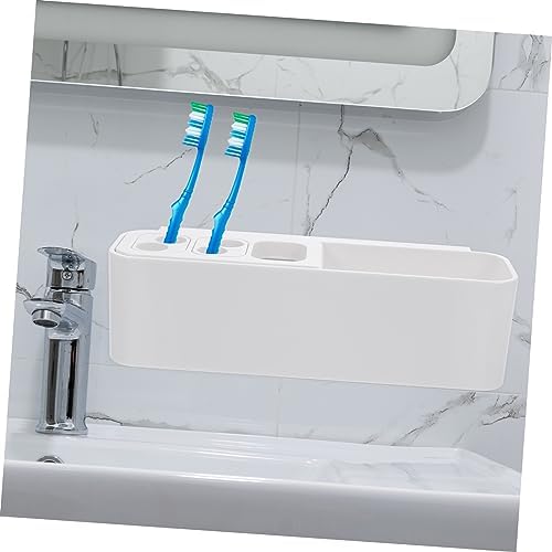 Space-Saving Wall-Mounted Toothbrush Holder