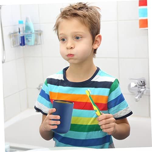 4-Piece Simple Style Toothbrush Tumblers Bathroom Mouthwash Cups Reusable Easy to Clean
