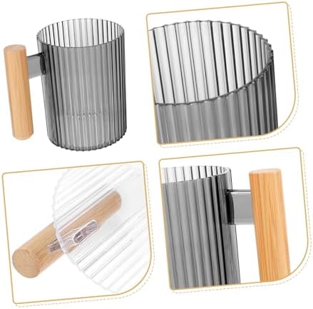 PRETYZOOM 4-Piece Toothbrush Cup Set for Bathroom